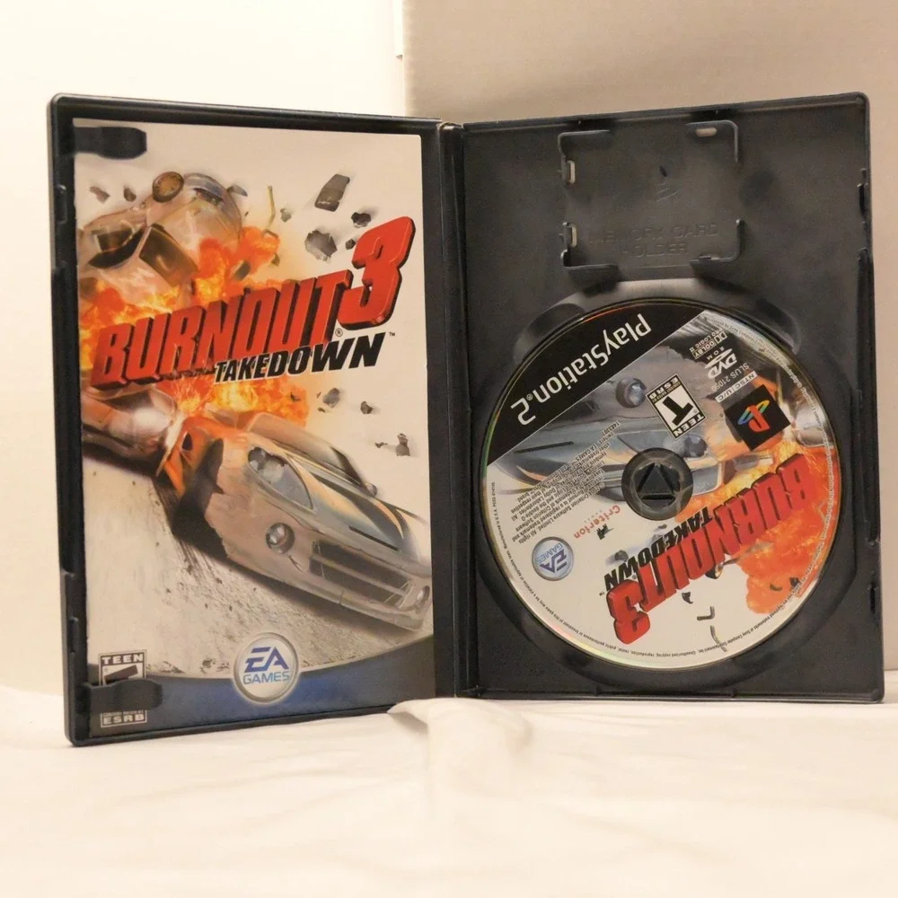 Burnout 3 Takedown CIB Sony PS2 Complete w/ Case Manual Disc